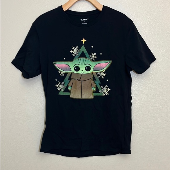 Old Navy Other - Old Navy Star Wars The Mandalorian Black Cotton T-Shirt